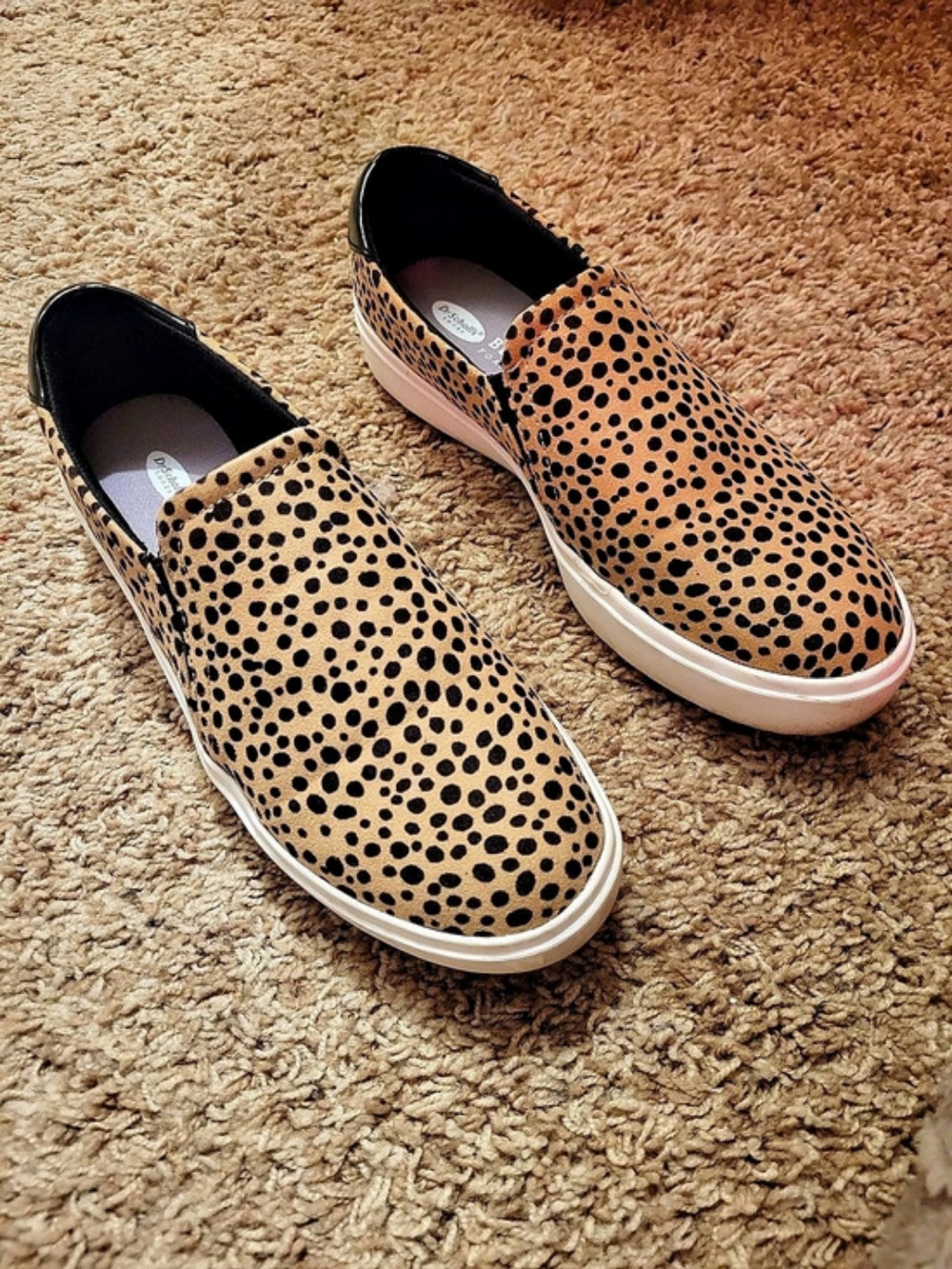 Leopard Print Slip-On Sneakers
